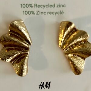 Gold Earrings H & M for Pierced Ears. Brand New